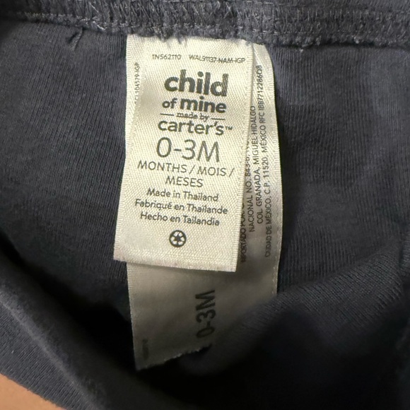 Carter's Navy Blue Baby Gender Neutral pants size 0/3 months - Picture 4 of 4